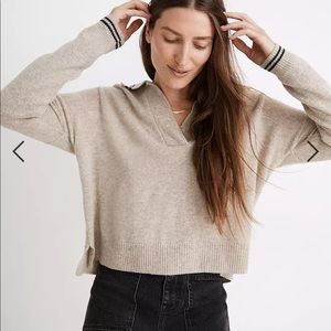 Tipped Davie Polo Sweater